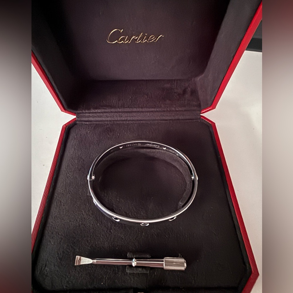 Cartier Love Bracelet with Sapphires - Size 18